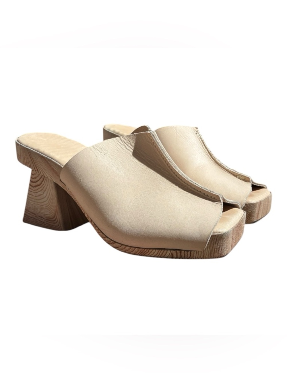 HILOS Grace Georgia Leather Mules/Clogs
